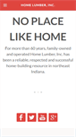 Mobile Screenshot of homelumberinc.com